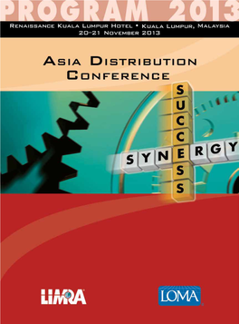 2013 Asia Distribution Conference