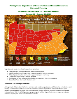 Pennsylvania Department of Conservation and Natural Resources Bureau of Forestry