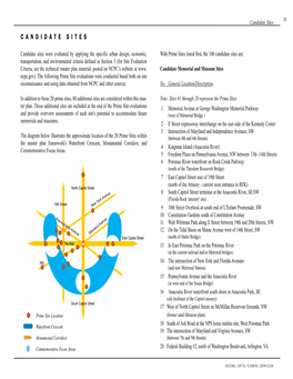 Memorials and Museums Master Plan, December 2001