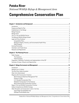 Comprehensive Conservation Plan