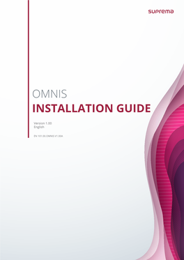 Omnis Installation Guide