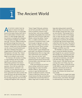 The Ancient World