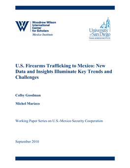 US Firearms Trafficking to Mexico