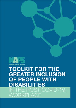 Toolkit for the Greater Inclusion of People with Disabilities in the Post Covid-19 Workplace Table of Contents