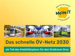 Das Schnelle ÖV-Netz 2030 Als Teil Des Mobilitätsplans Für Den Großraum Graz Was Wollen Wir Damit Lösen?