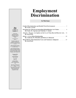 Employment Discrimination