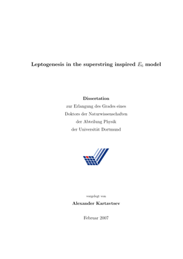 Leptogenesis in the Superstring Inspired E6 Model