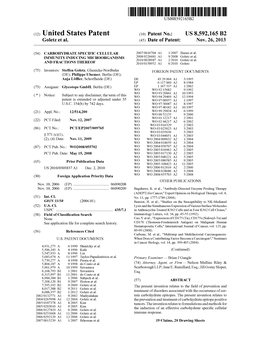 (12) United States Patent (10) Patent No.: US 8,592,165 B2 Goletz Et Al
