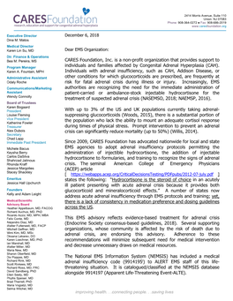 CARES EMS Adrenal Insuff Protocols