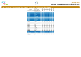 Horaires De La Ligne 902S