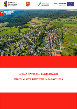 Lokalny Program Rewitalizacji Gminy I Miasta Sianów Na Lata 2017-2023 Strona 1