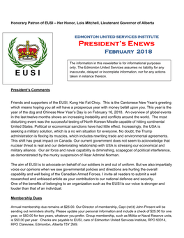 President's Enews