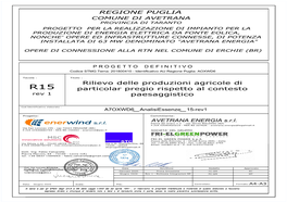 Rilievo Delle Produzioni Agricole Di Particolar Pregio Rispetto Al Contesto