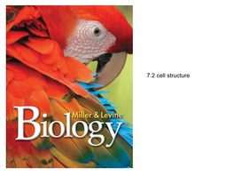 7.2 Cell Structure Lesson Overview Cell Structure