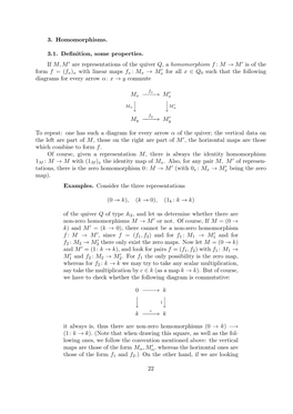 3. Homomorphisms