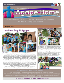 Mothers Day @ Agape