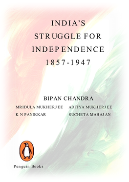 India's Struggle for Independence 1857-1947