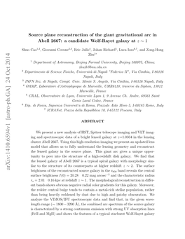 Source Plane Reconstruction of the Giant Gravitational Arc in Abell 2667