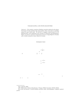 An Existence of Simple Choreographies for N-Body Problem - a Computer Assisted Proof