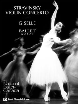 Stravinsky Violin Concerto Giselle