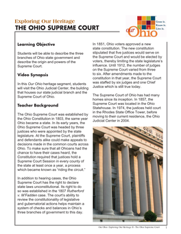 The Ohio Supreme Court