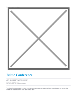 Baltic Conference