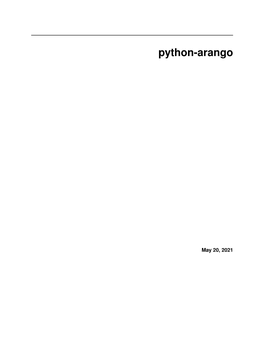 Python-Arango