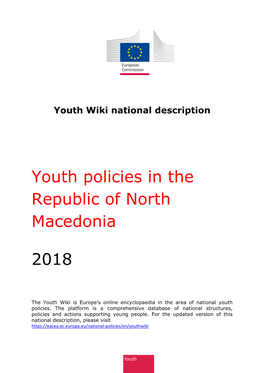 Youth Policies in the Republic of North Macedonia