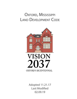 Oxford, Mississippi Land Development Code