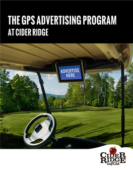 The Gps Advertising Program