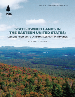 State-Owned Lands in the Eastern United States: Lessons from State Land Management in Practice