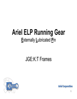 Ariel ELP Running Gear Externally Lubricated Pin