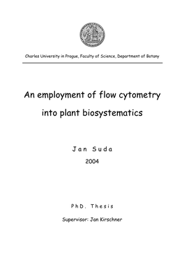 An Employment of Flow Cytometry Into Plant Biosystematics