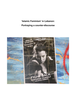 'Islamic Feminism' in Lebanon: Portraying a Counter-Discourse