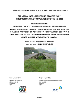 (Sip2) Proposed Capacity Upgrades to the N2 & N3