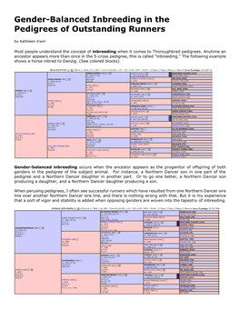 Introduction to Gender-Balanced Inbreeding