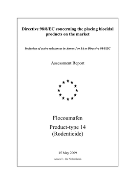 Flocoumafen Product-Type 14 (Rodenticide)