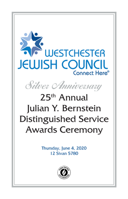 Silver Anniversary 25Th Annual Julian Y