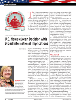 U.S. Nears Eloran Decision with Broad International
