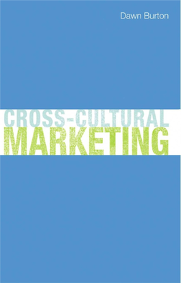 Cross-Cultural Marketing