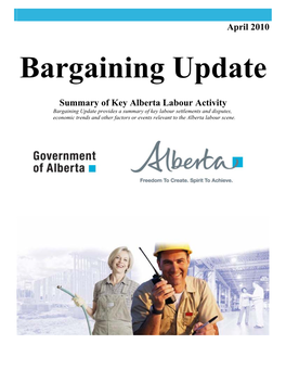 Bargaining Update April 2010