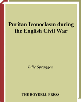 Puritan Iconoclasm During the English Civil War