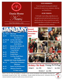 January 2020 Dania Home Newsletter
