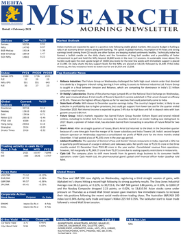 The Dow and S&P 500 Rose Slightly on Wednesday, Registering a Third