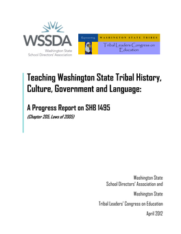 Teaching Washington State Tribal History