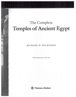 Temples of Ancient Egypt