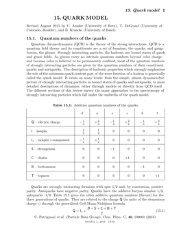 Quark Model 1 15