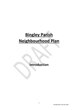 Bingley Parish Neighbourhood Plan