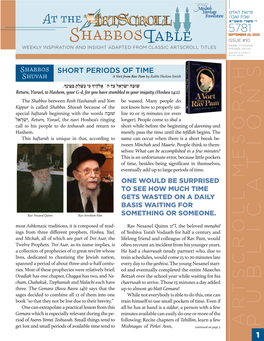 Artscroll-Shabbos-Newsletter Haazinu-Spreads.Pdf