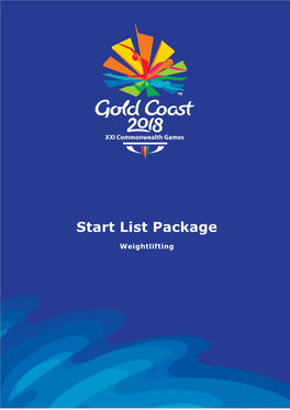 Start List Package